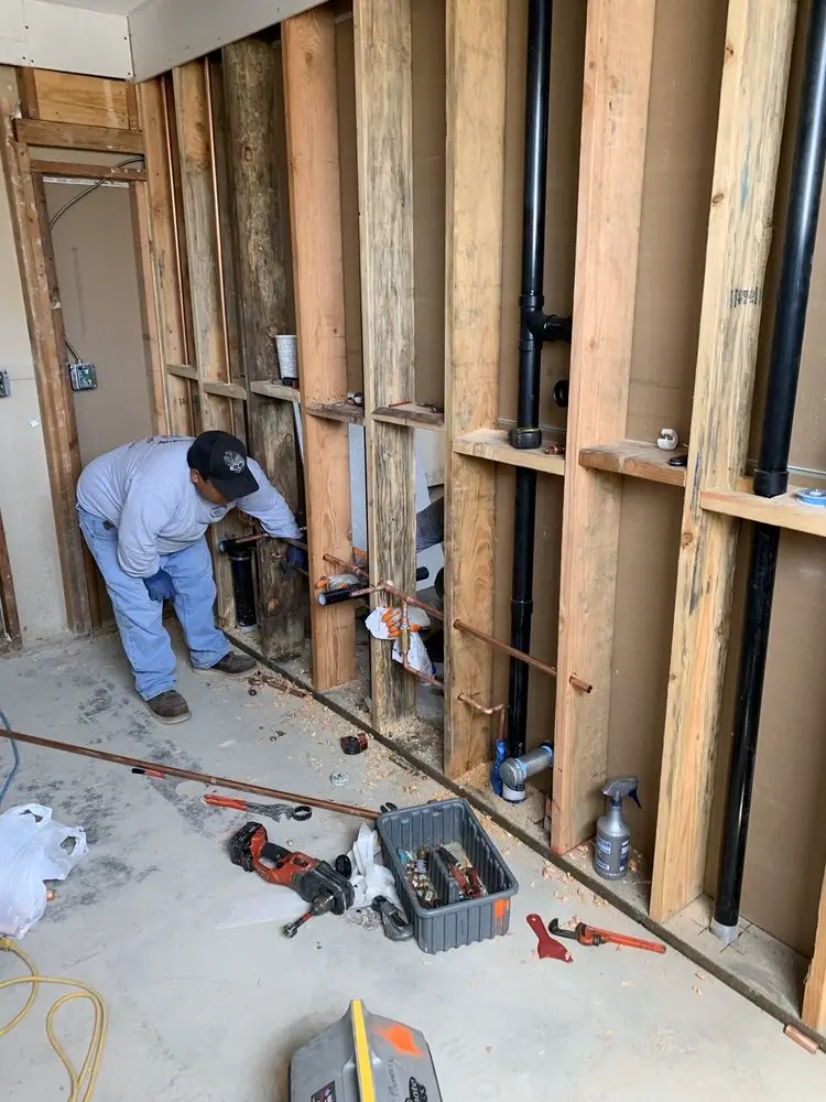 Commercial rough-in plumbing for Gas Line Repair in Wadsworth